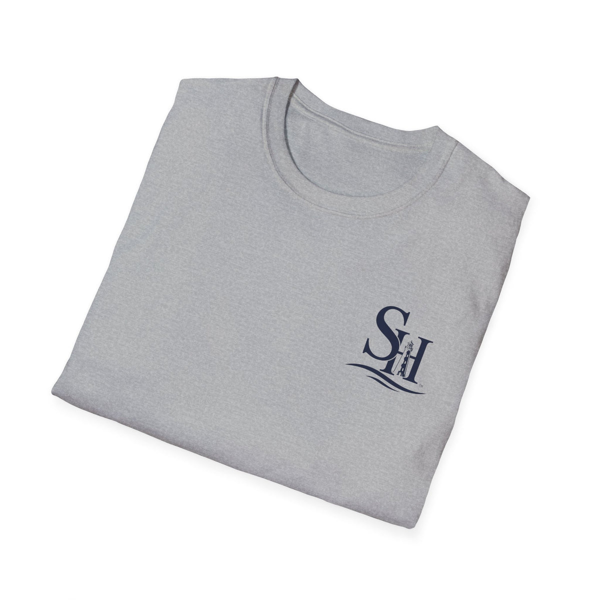 Lighthouse Logo T-Shirt — Southern Harbor Coffee Company Chest & Back Tee
