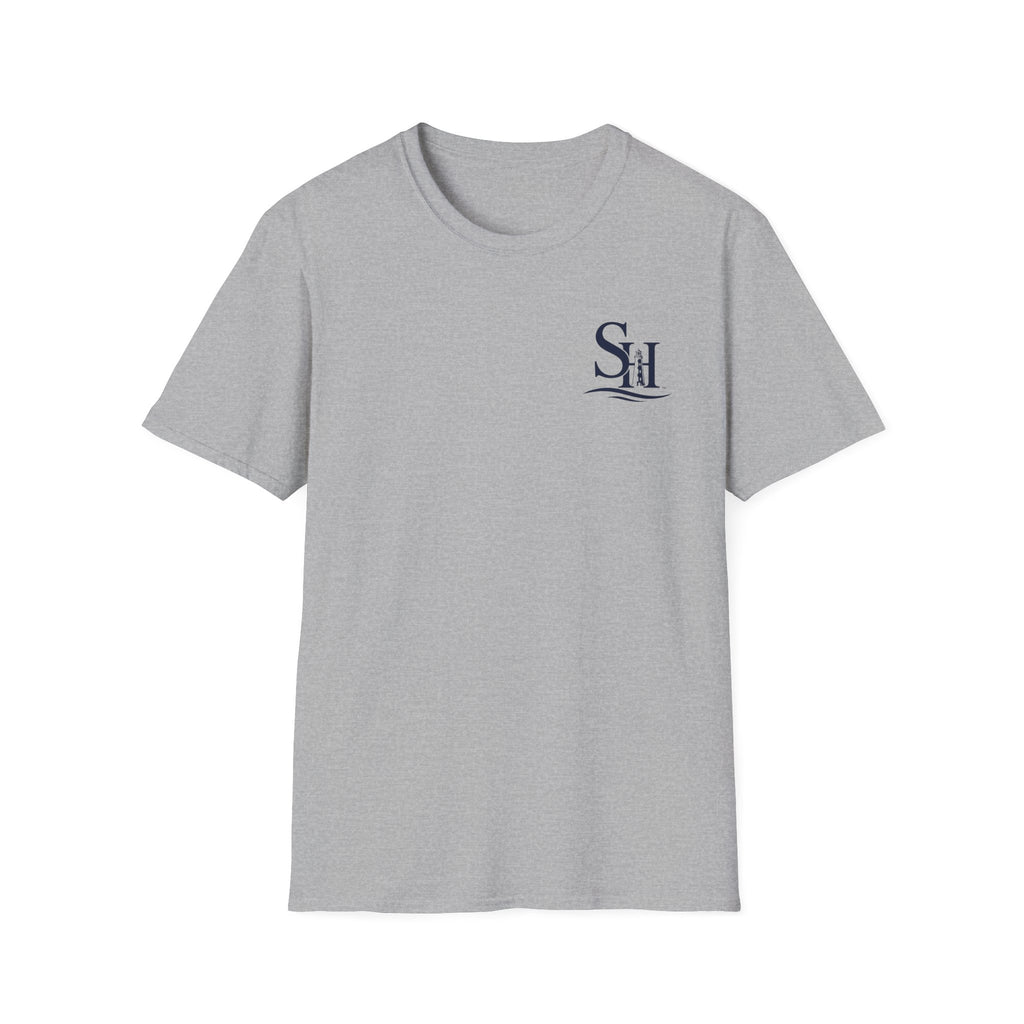Lighthouse Logo T-Shirt — Southern Harbor Coffee Company Chest & Back Tee